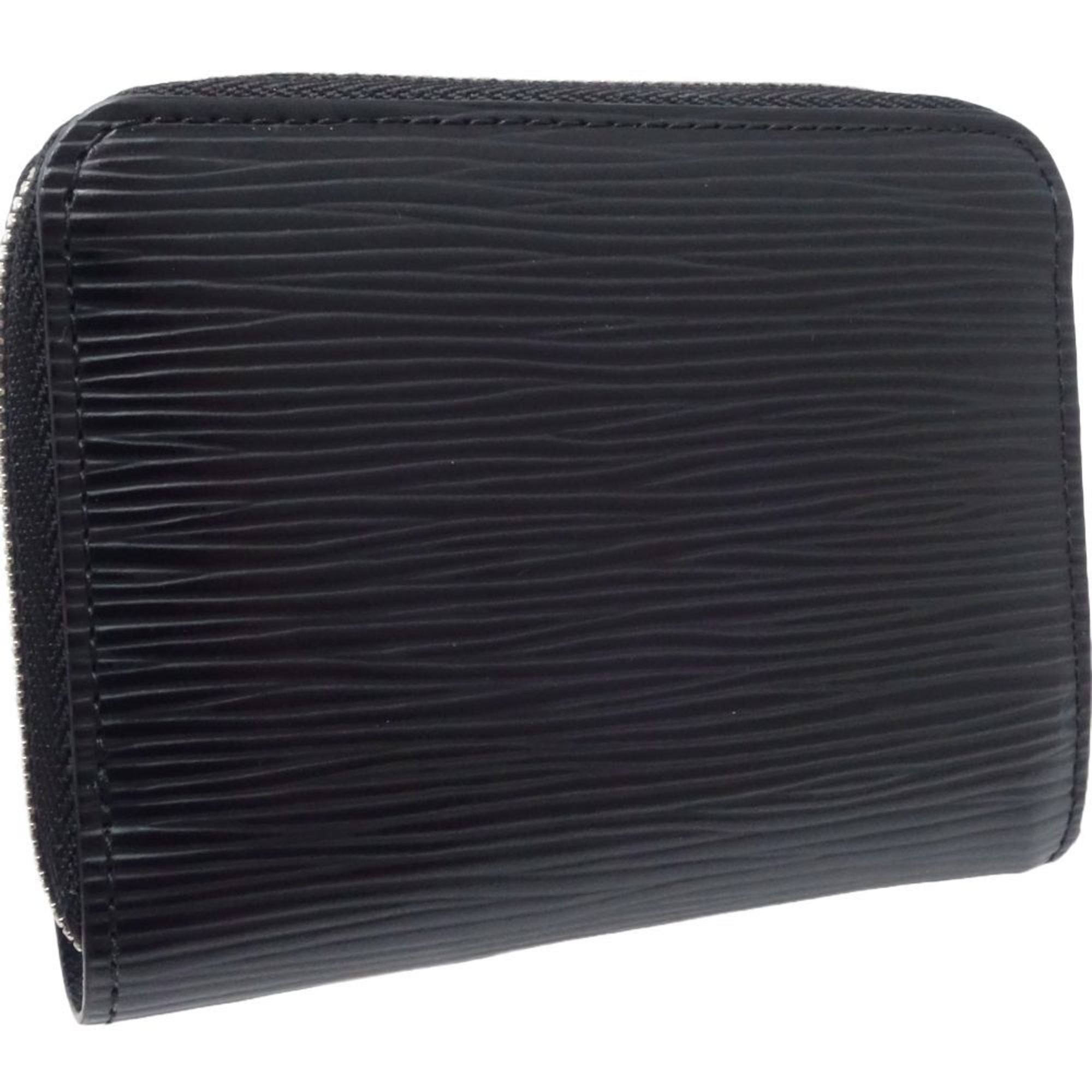 LOUIS VUITTON Epi Zippy Coin Purse M60152 Case Noir 083853