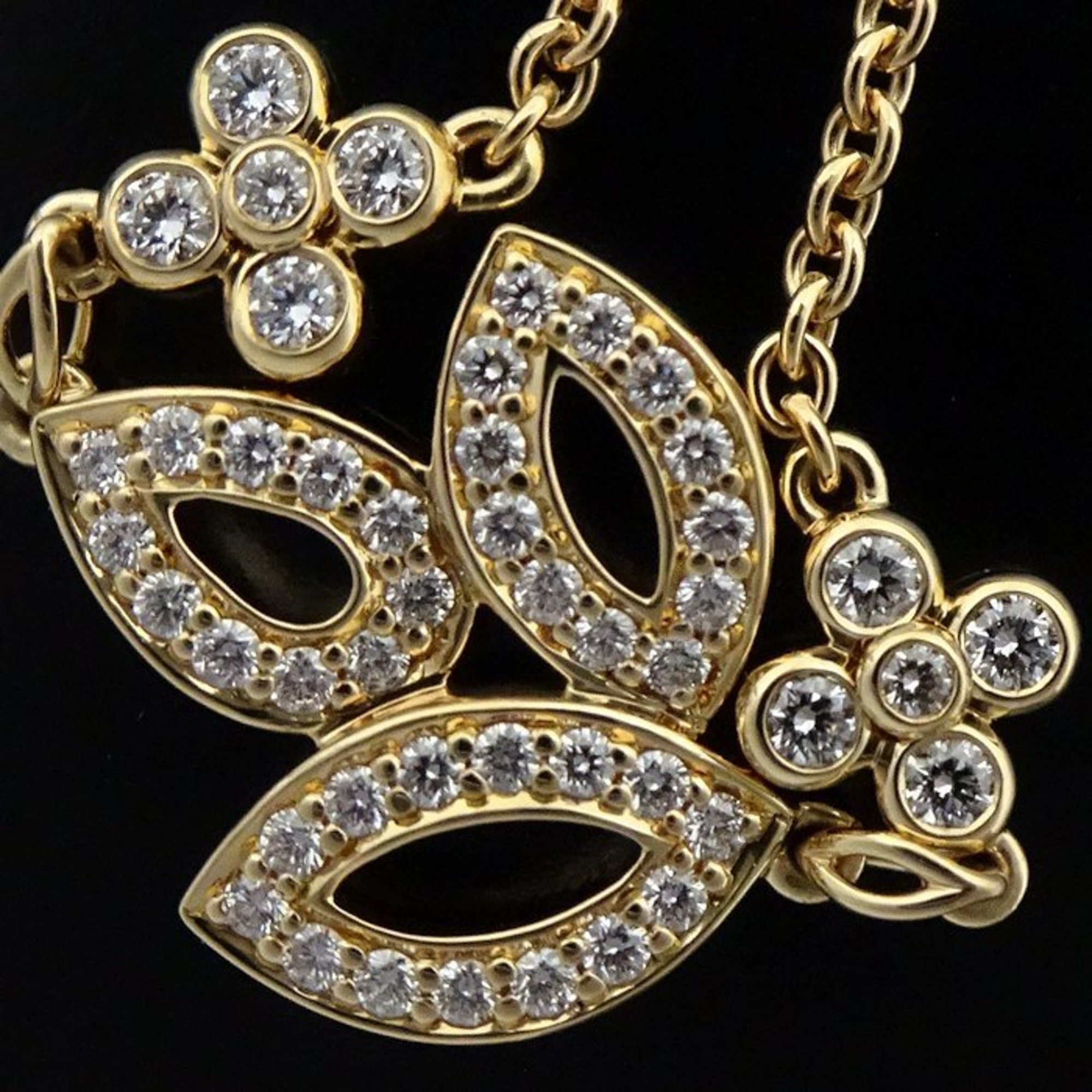 HARRY WINSTON Lily Cluster Bracelet Mini Diamond BRDYSMIMLC K18YG Yellow Gold 290382