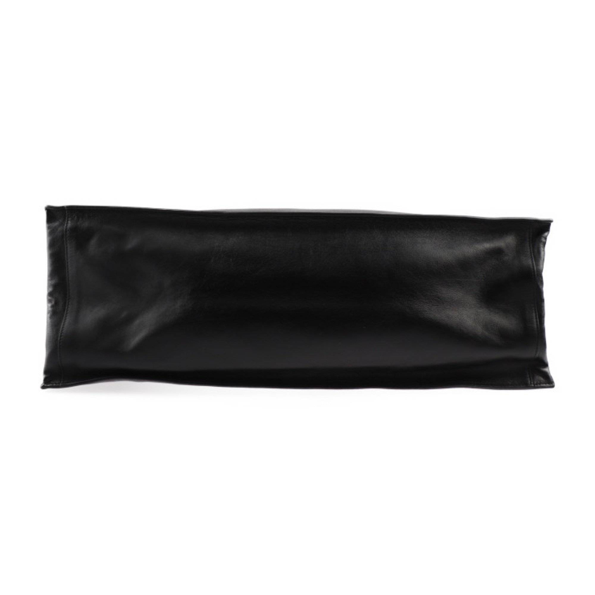 Yves Saint Laurent SAINT LAURENT PARIS Saint Laurent Paris Rive Gauche Tote Bag 587273 Leather Black Handbag
