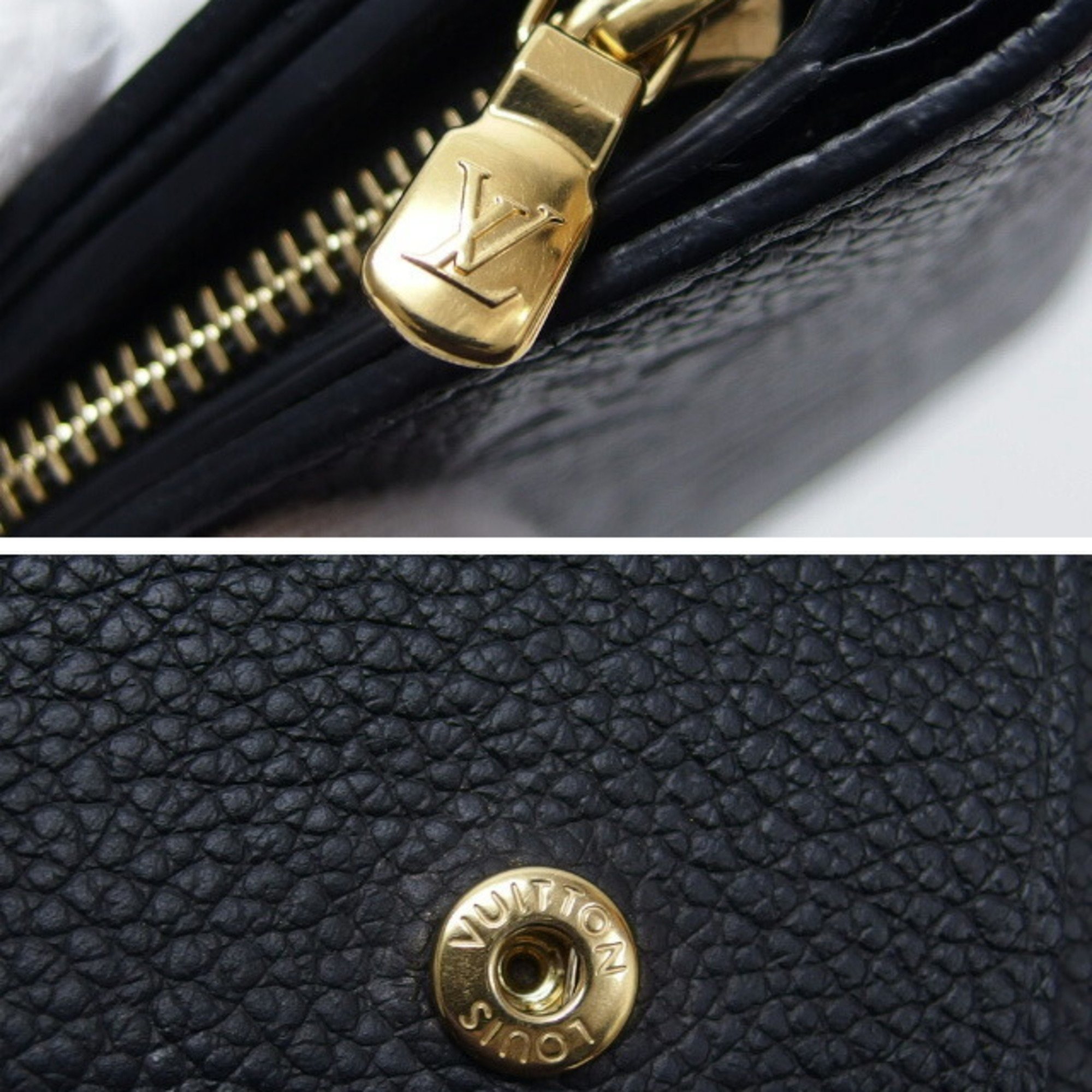 Louis Vuitton Monogram Empreinte Portefeuille Coupe Black