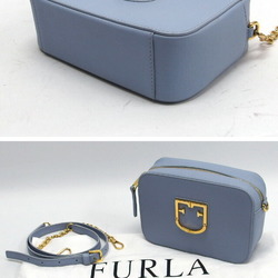 Furla Brava Chain Shoulder Bag Light Blue