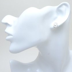 HARRY WINSTON HW Logo Earrings Diamond EADWRDLGHWL K18WG White Gold 291046