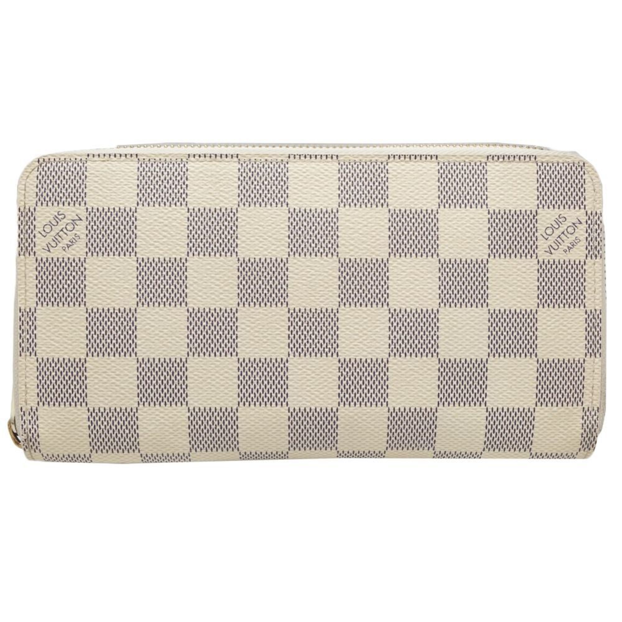 LOUIS VUITTON Damier Azur Zippy Wallet M60019 Long 180046