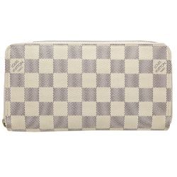 LOUIS VUITTON Damier Azur Zippy Wallet M60019 Long 180046