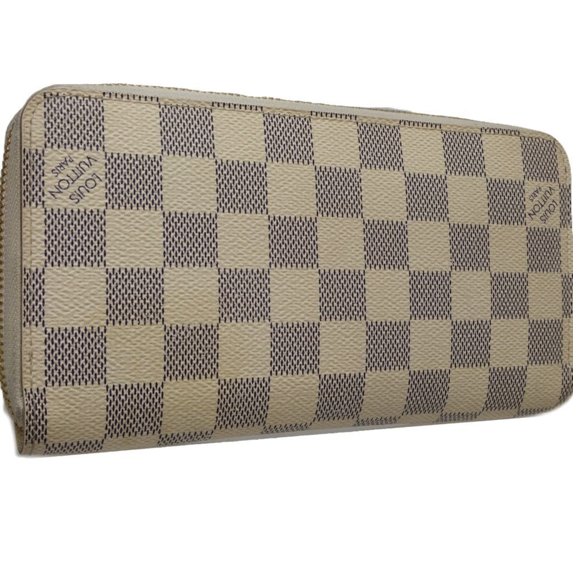 LOUIS VUITTON Damier Azur Zippy Wallet M60019 Long 180046