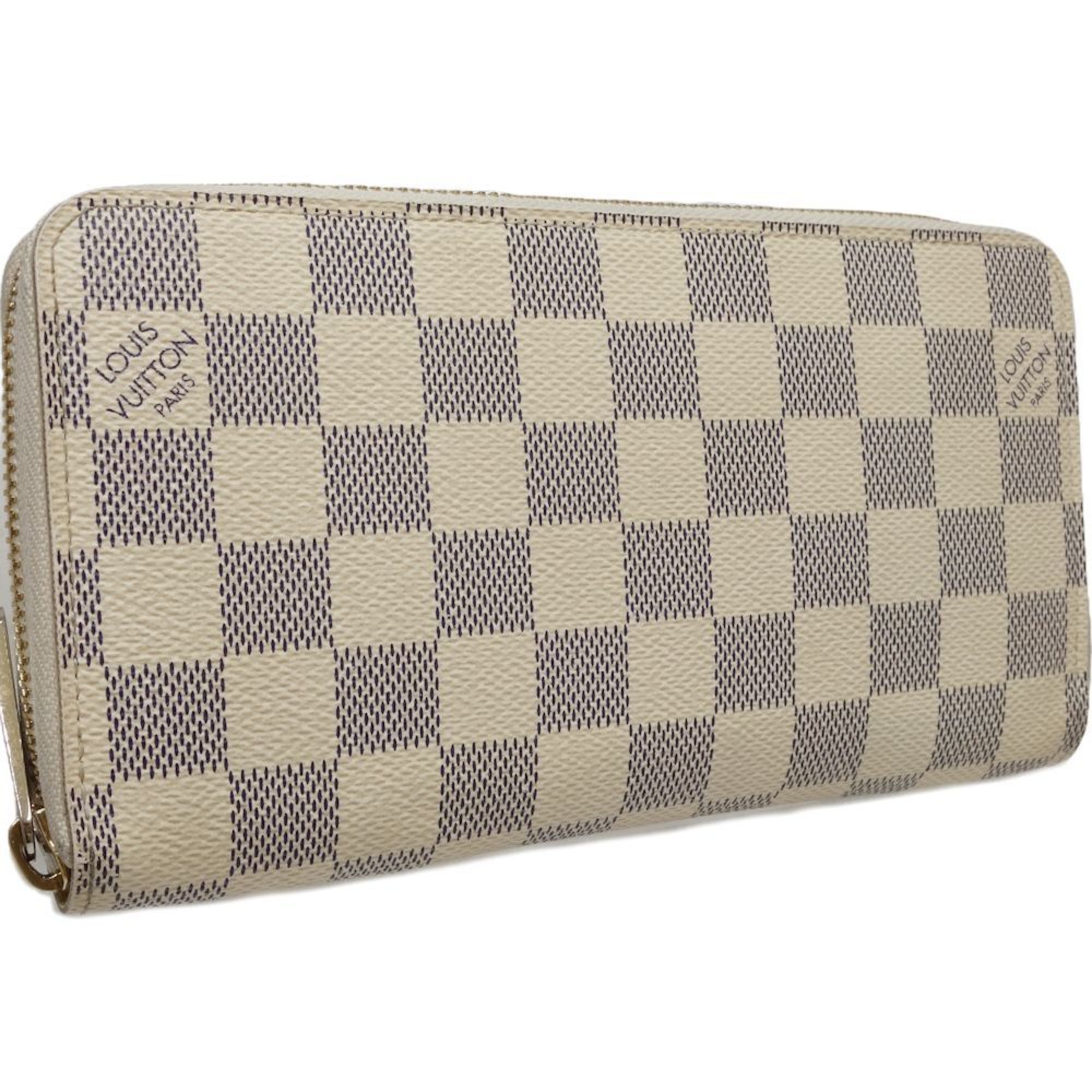 LOUIS VUITTON Damier Azur Zippy Wallet M60019 Long 180046