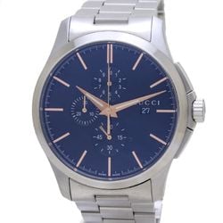 GUCCI G Timeless Chronograph YA126272 126.2 Stainless Steel Men's 39276