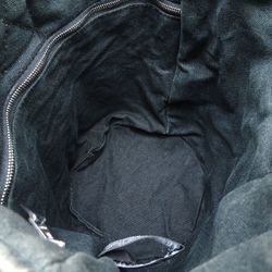 HERMES Saxo PM handbag toile ash gray black 350715