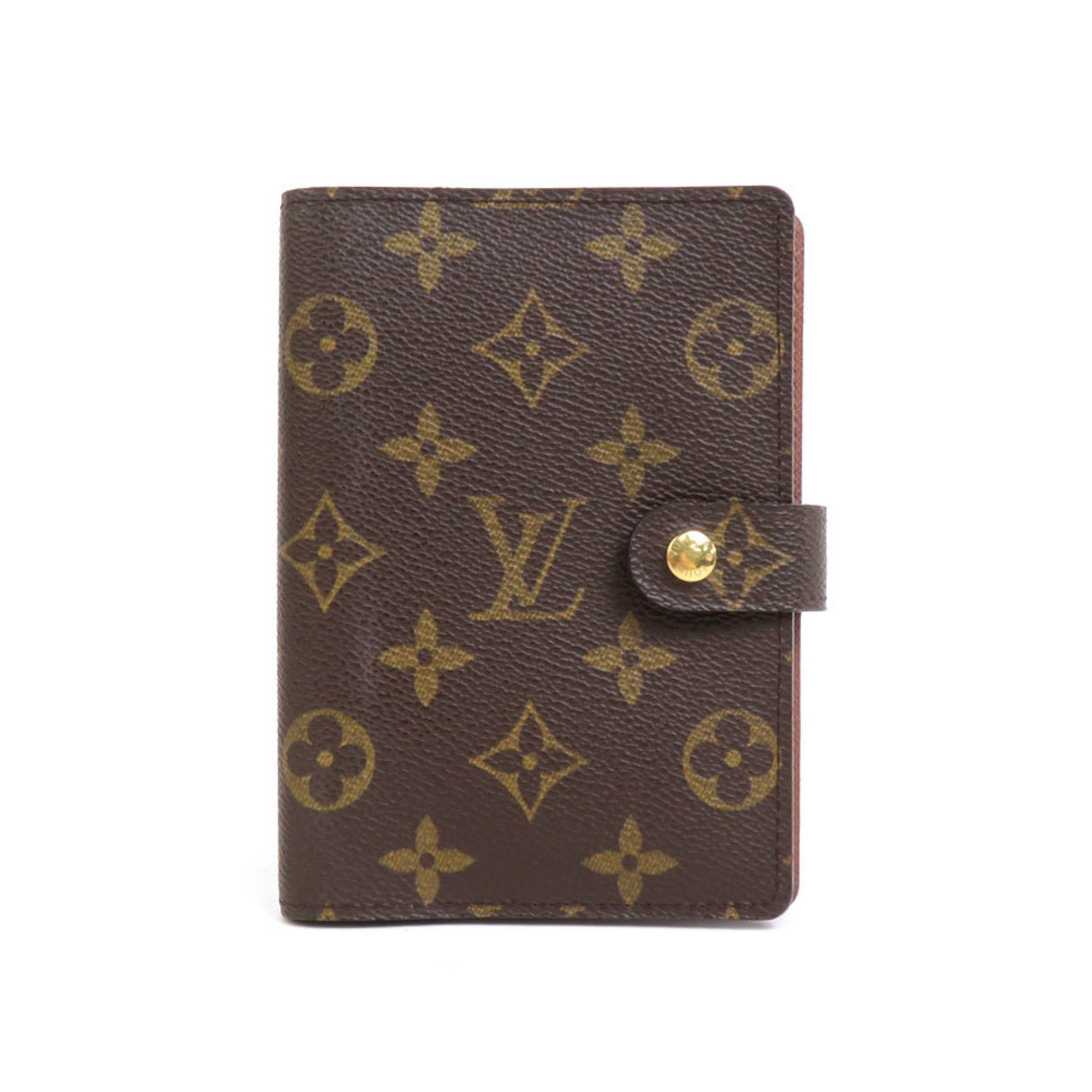 LOUIS VUITTON Notebook Cover Monogram Agenda PM Canvas Brown Unisex R20005