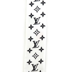 LOUIS VUITTON Scarf Muffler LV x YK Painted Dot Bandeau BB Silk White Multicolor Women's M78284