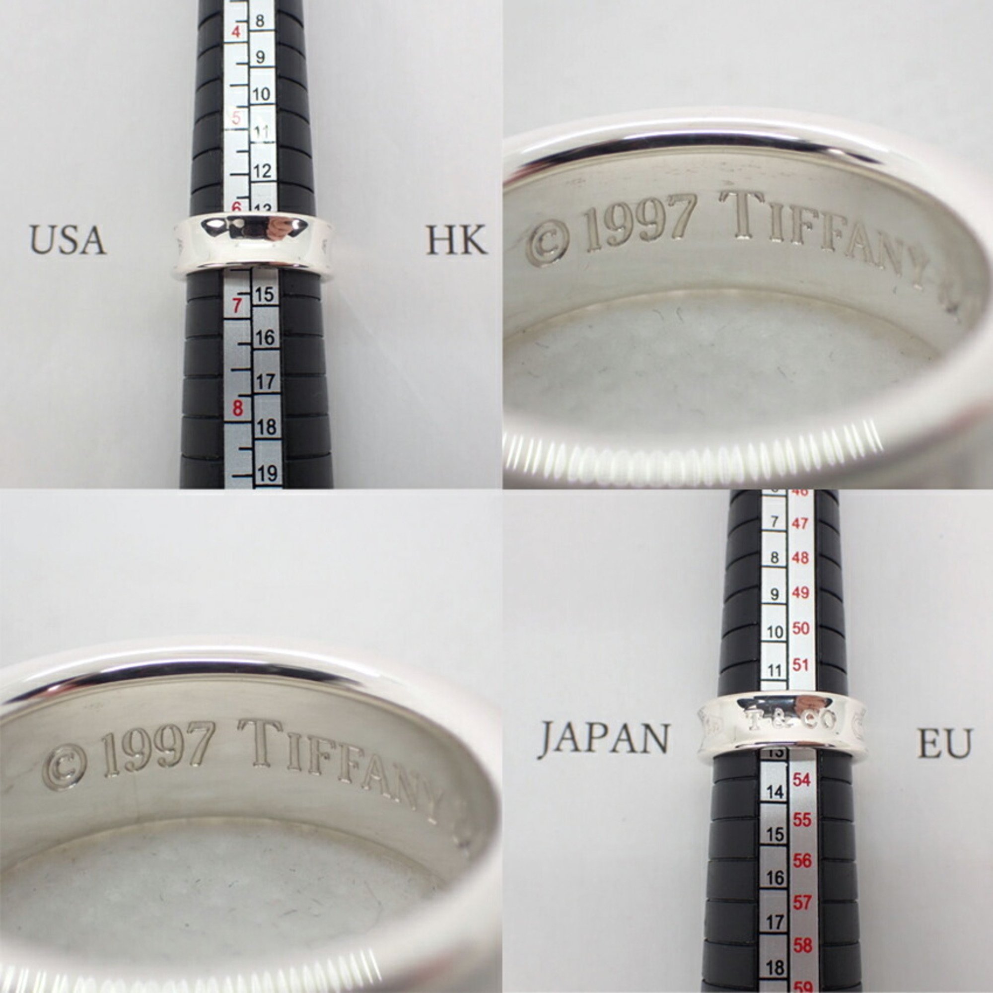 TIFFANY 925 1837 Ring No. 12.5