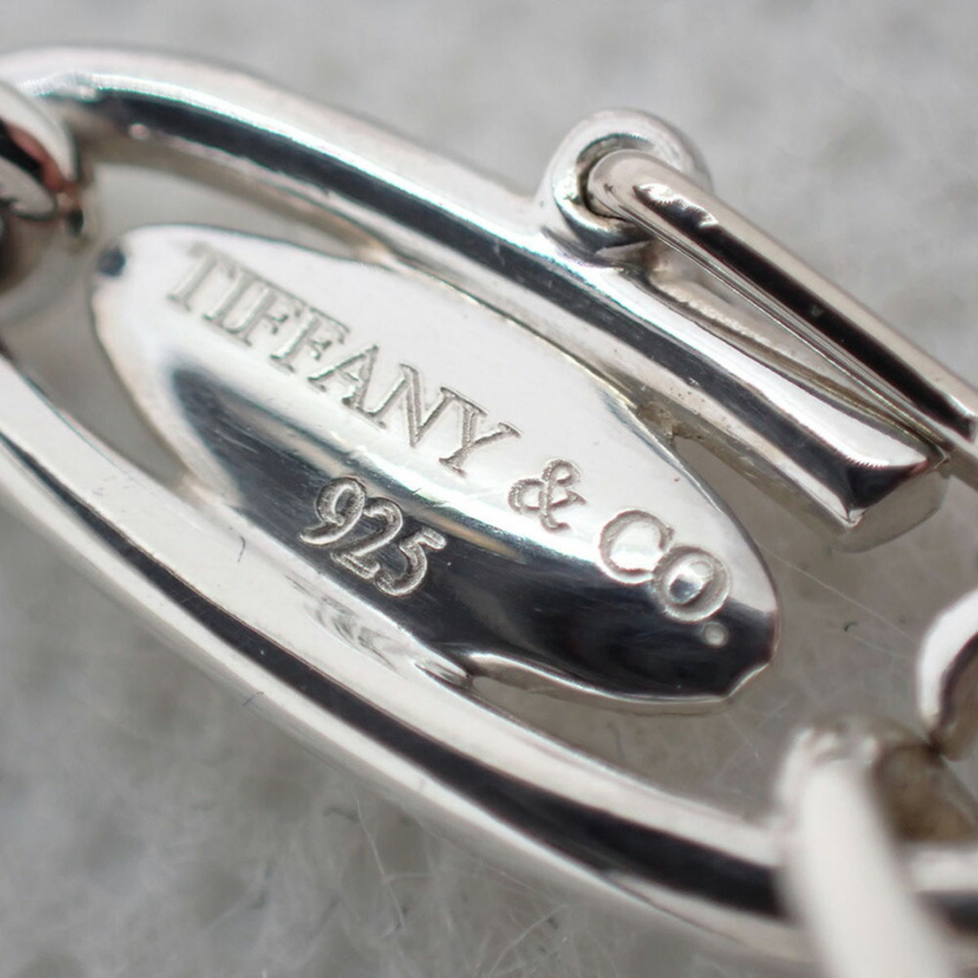 TIFFANY 925 curved heart bracelet