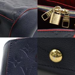 LOUIS VUITTON Handbag Crossbody Shoulder Bag Monogram Emprene Montaigne BB Navy Gold Women's M42747