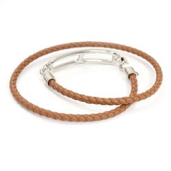 Hermes Bracelet Luli Double Tour T3 Brown Women's Men's HERMES Fashion KM2525