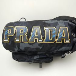 PRADA Prada 2VZ135 Rucksack/Backpack Tessuto Nylon BLEU 251406
