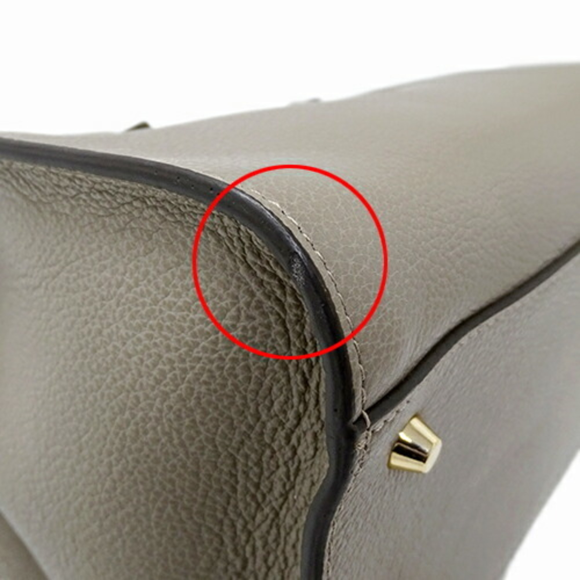 Furla Bag Women's Brand Handbag Shoulder 2way Leather Pin Greige Compact