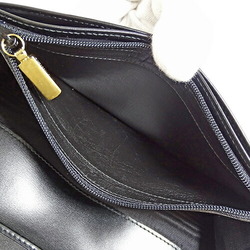 Salvatore Ferragamo Ferragamo Wallet Women's Brand Long Gancini Leather Black
