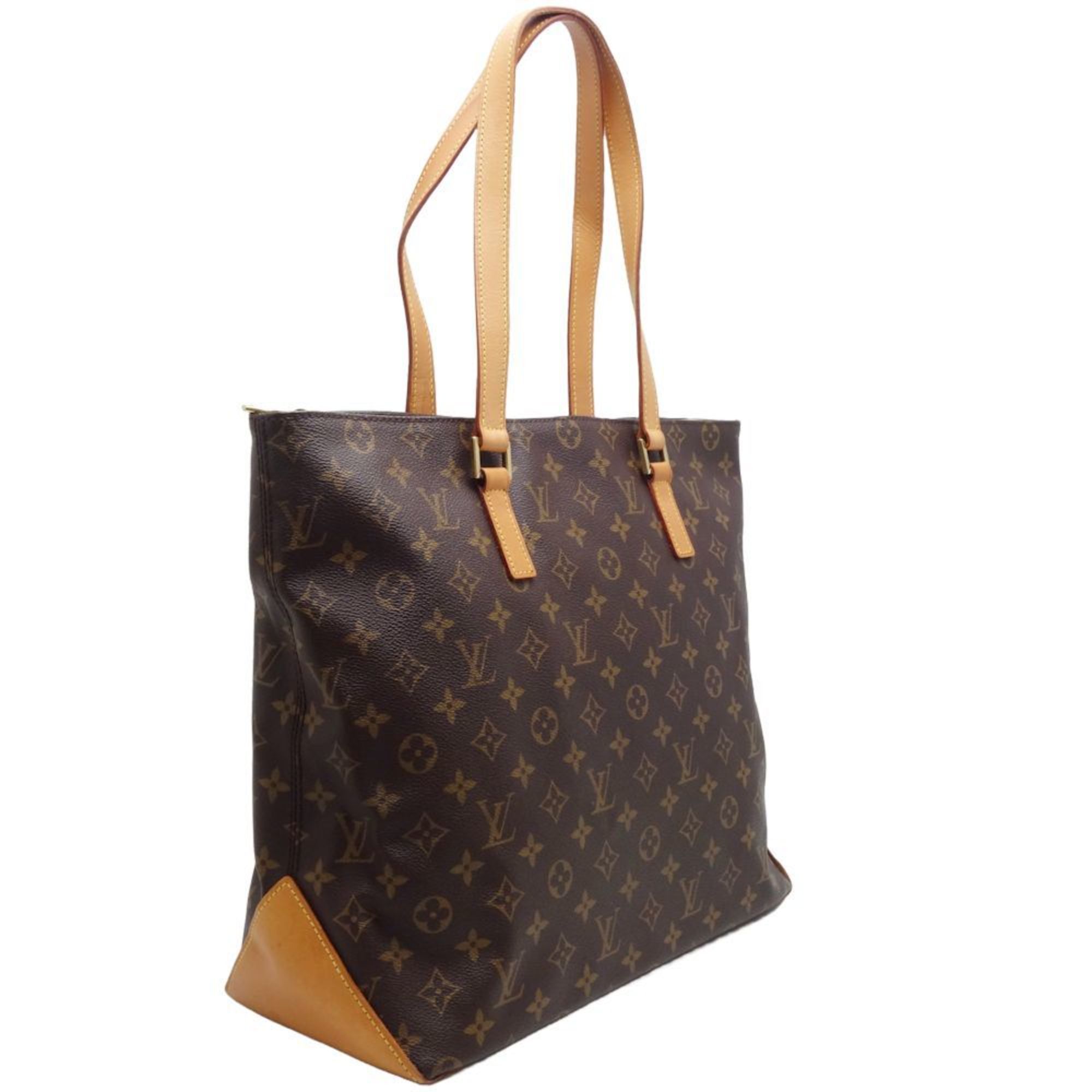 LOUIS VUITTON Monogram Cabamezzo M51151 Tote Bag Brown 450236