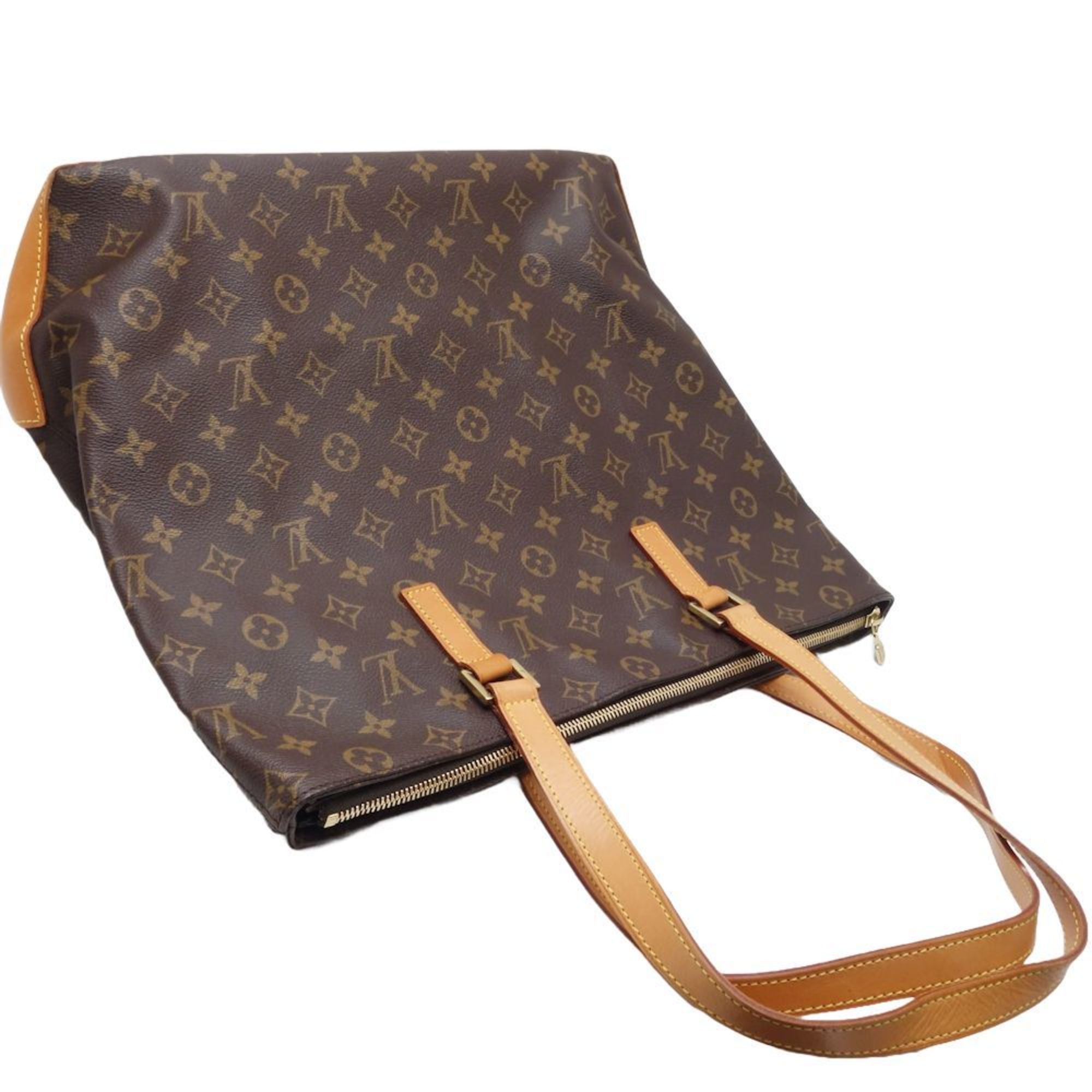 LOUIS VUITTON Monogram Cabamezzo M51151 Tote Bag Brown 450236