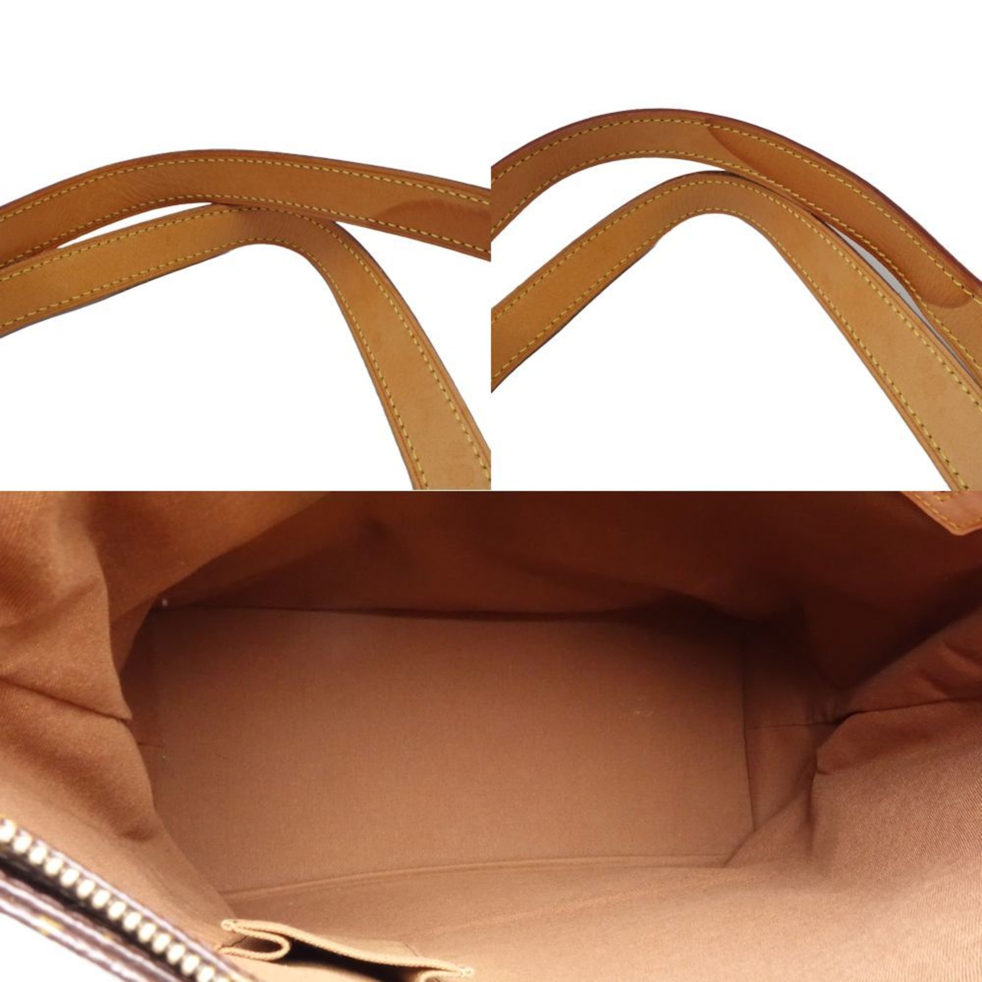 LOUIS VUITTON Monogram Cabamezzo M51151 Tote Bag Brown 450236