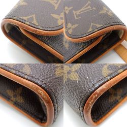 LOUIS VUITTON Monogram Pochette Florentine M51855 Waist Bag Brown 350852