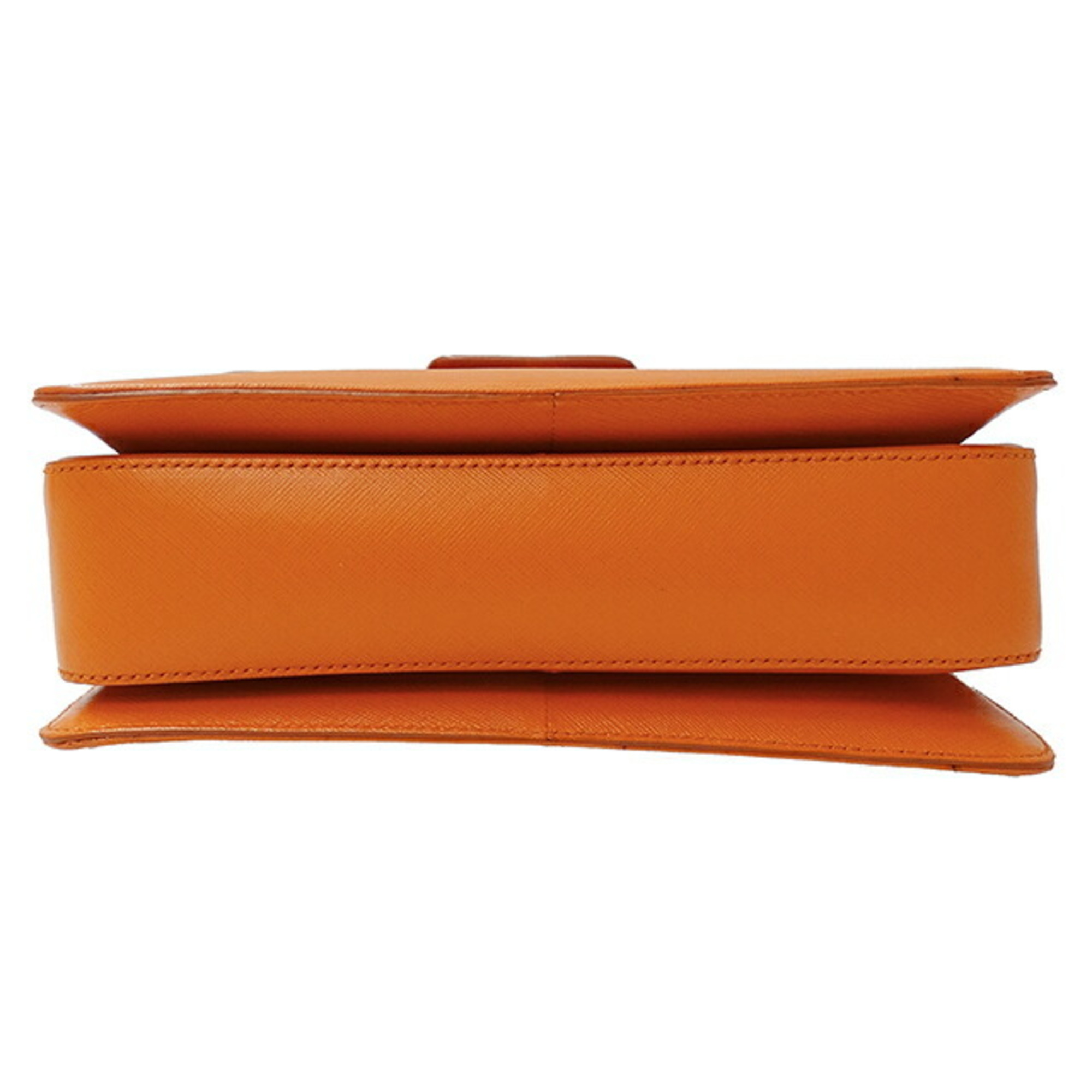 Salvatore Ferragamo Ferragamo Bag Women's Brand W Gancini Handbag Shoulder 2way Leather Orange