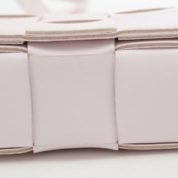 Bottega Veneta Maxi Intrecciato Cassette Shoulder Bag Lambskin Light Pink 578004