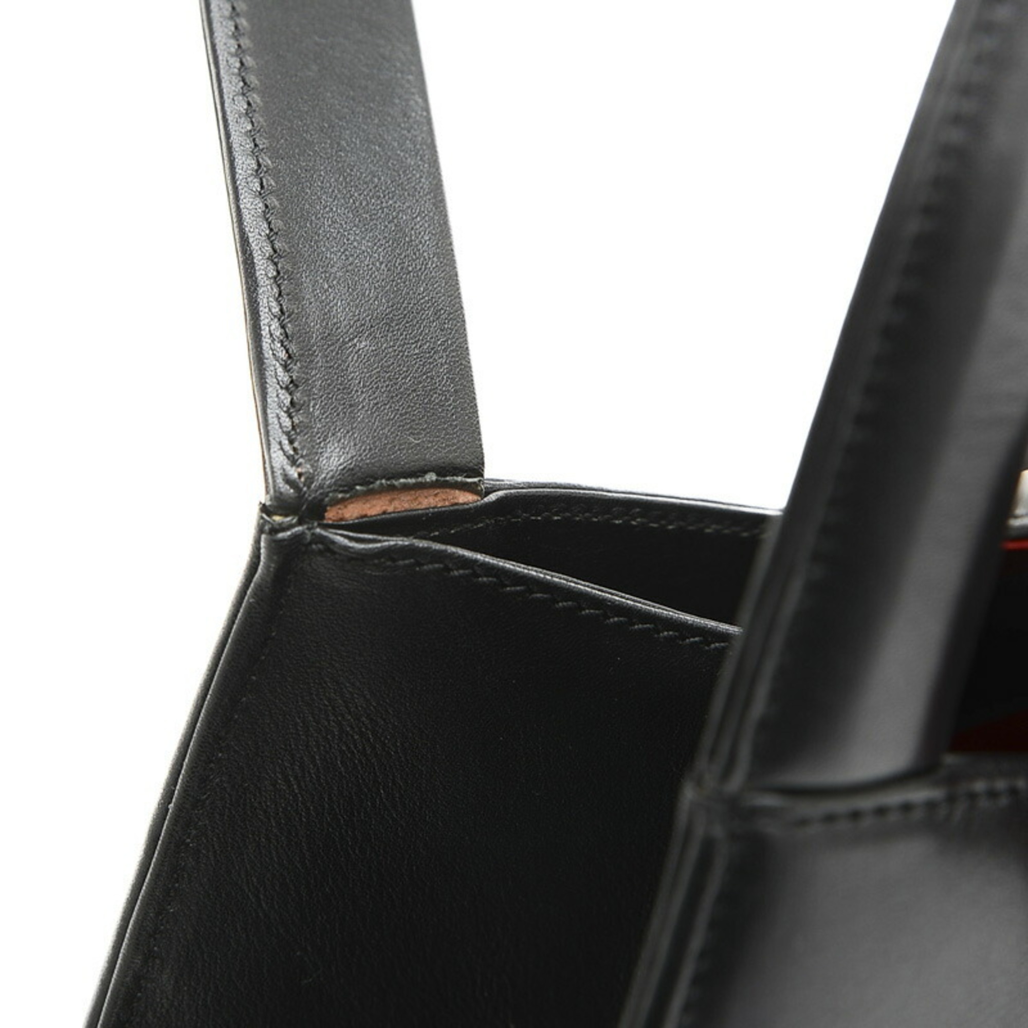 Cartier Panthère Handbag Leather Black