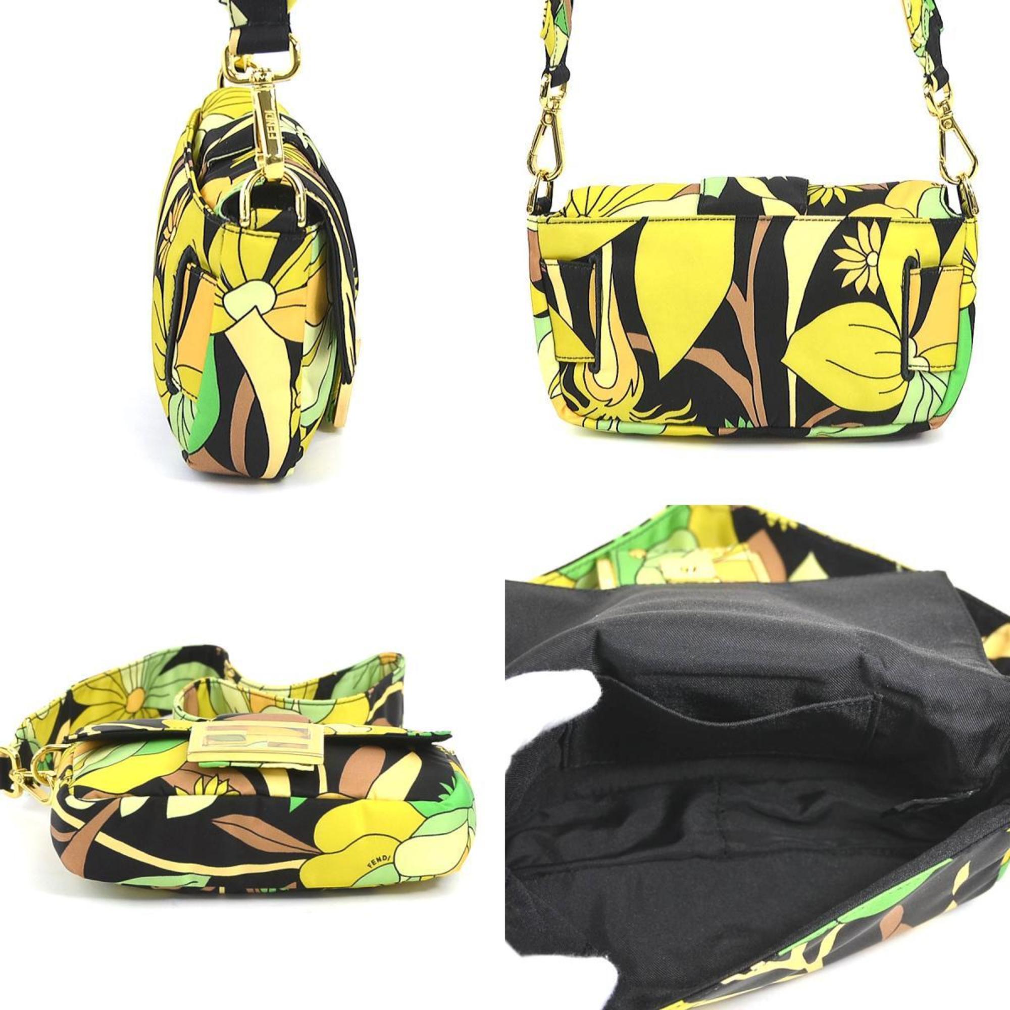 FENDI Body Bag Waist Pouch Baguette Nylon Multicolor Women's 8BR782 ABVD