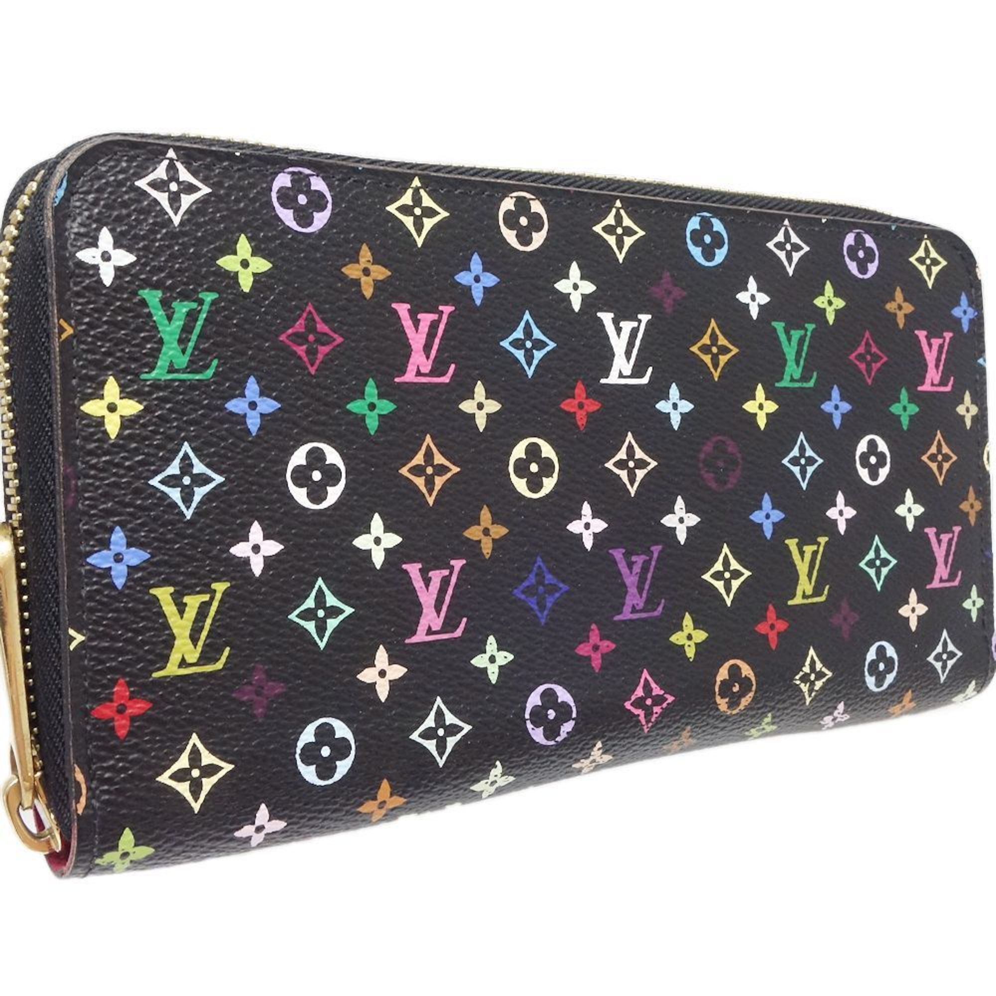 LOUIS VUITTON Multi Zippy Wallet M60243 Long Noir Grenade 083893