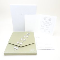 Van Cleef & Arpels Vintage Alhambra Necklace 10 Motifs Diamond VCARA42400 K18WG White Gold 290285