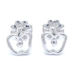 TIFFANY&Co. Tiffany Apple Earrings Elsa Peretti Silver 925 291101