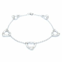 TIFFANY&Co. Tiffany Open Heart Bracelet 5 Motifs 5P Elsa Peretti Silver 925 291138