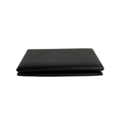 HERMES Calvi Leather Vaux Epson Business Card Holder/Card Case Holder Black 74886