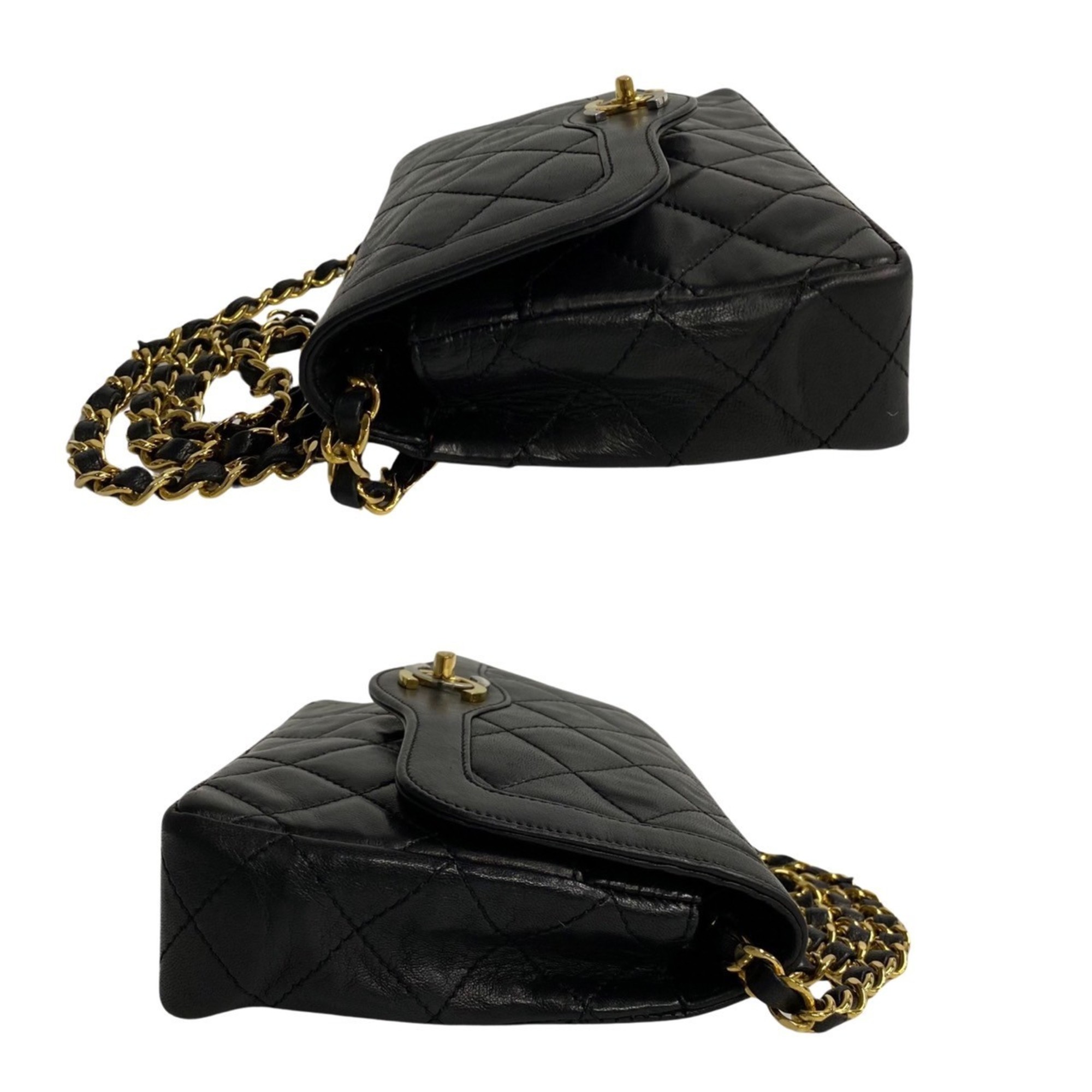 CHANEL Paris Limited Matelasse Lambskin Leather Chain Shoulder Bag 20057