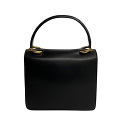 CELINE Celine hardware calf leather handbag tote bag black 23105