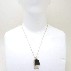 HERMES Amulet Marokinnier Pendant PM H057028FD00 Necklace Small GP Gold Plated Buffalo Horn 199418