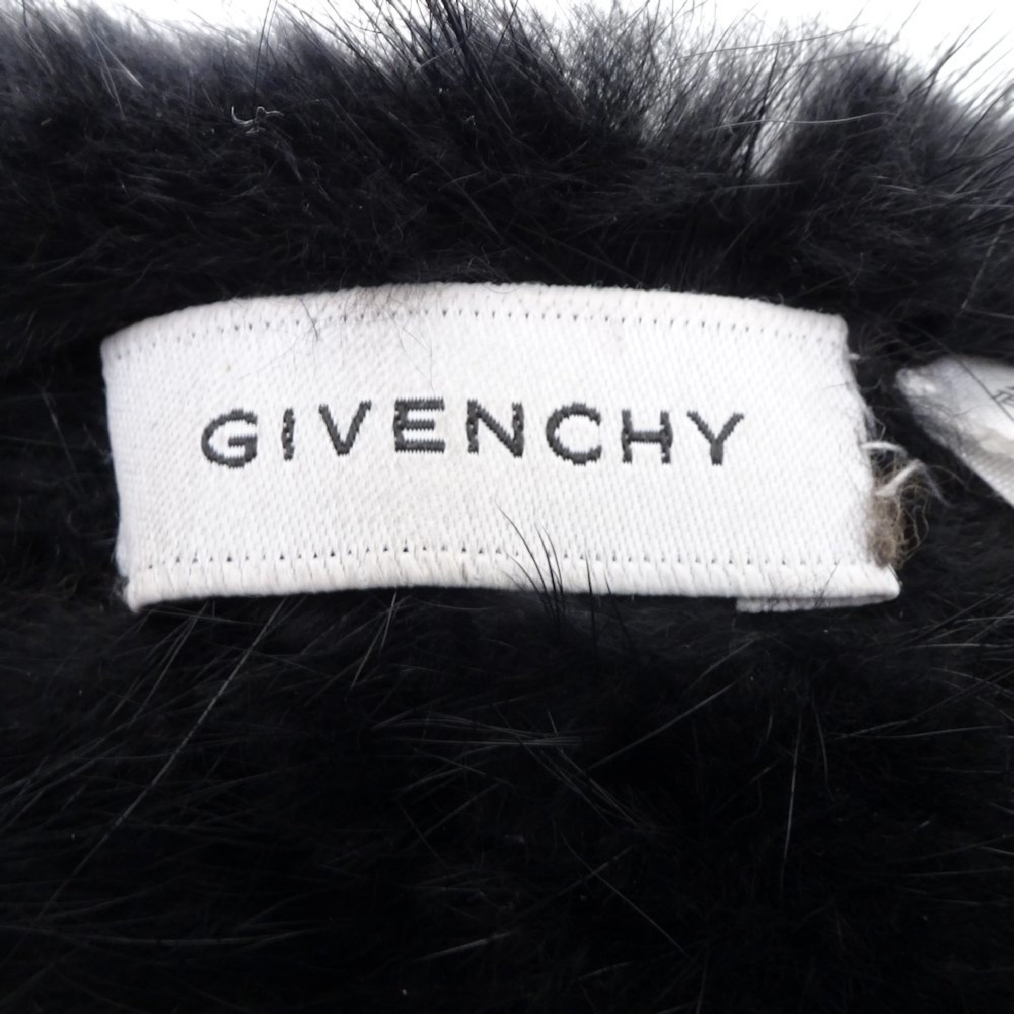 Givenchy Stole Mink Black 043694