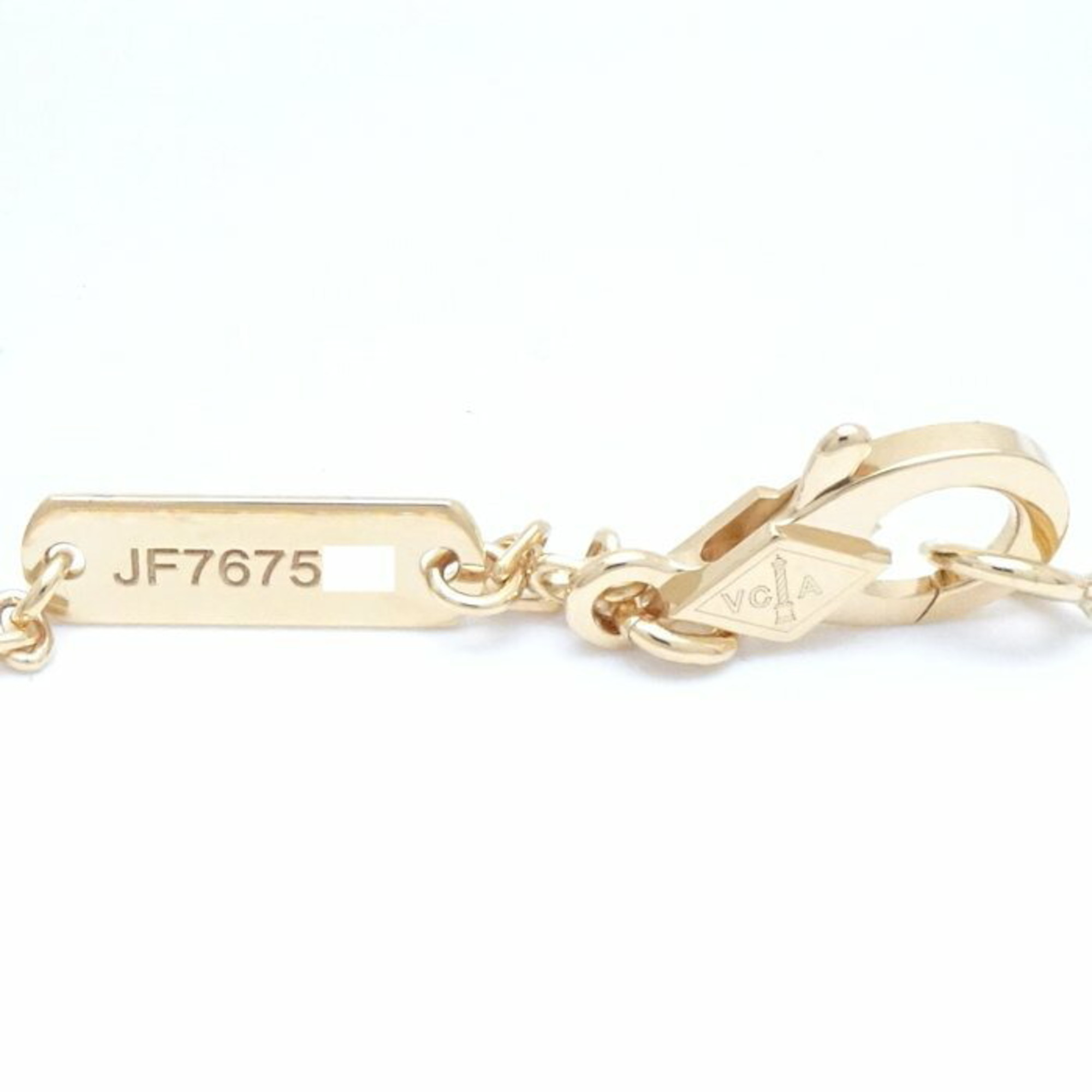 Van Cleef & Arpels Vintage Alhambra Pendant Necklace Onyx VCARA45800 K18YG Yellow Gold 290526