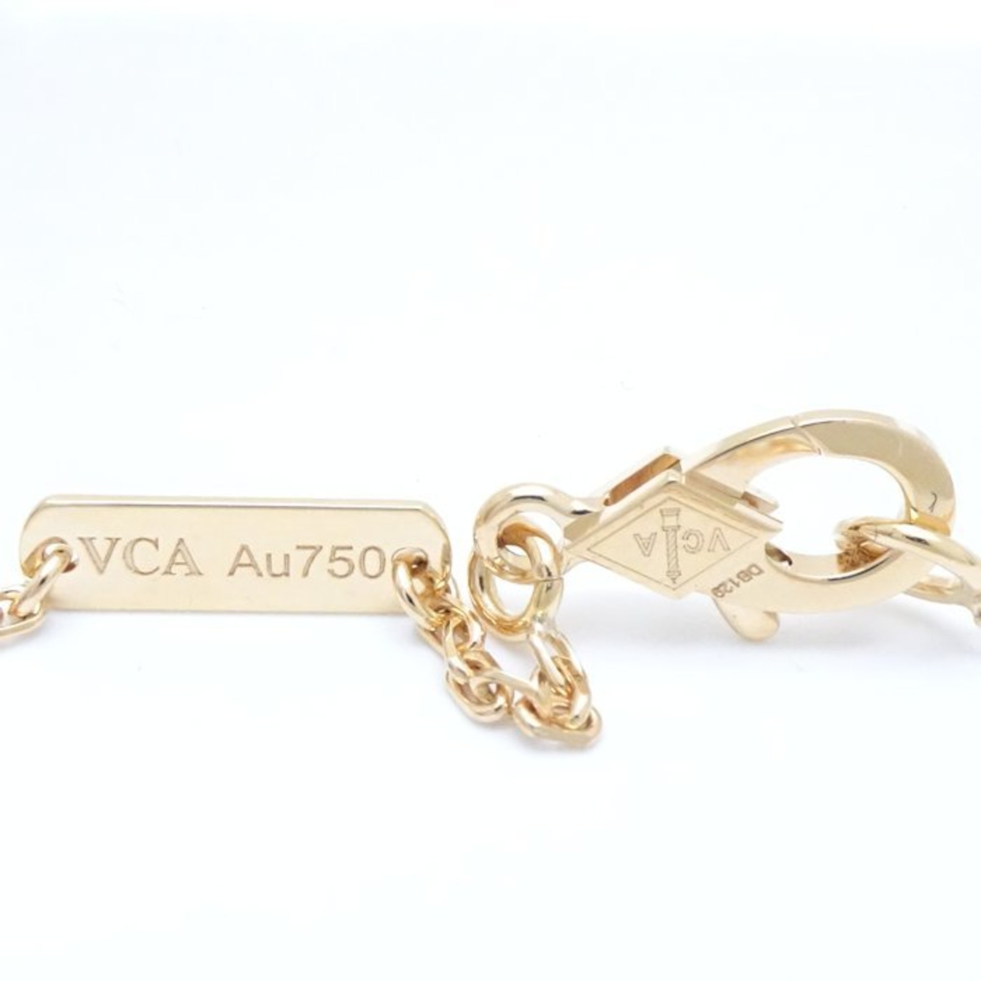 Van Cleef & Arpels Vintage Alhambra Pendant Necklace Onyx VCARA45800 K18YG Yellow Gold 290526