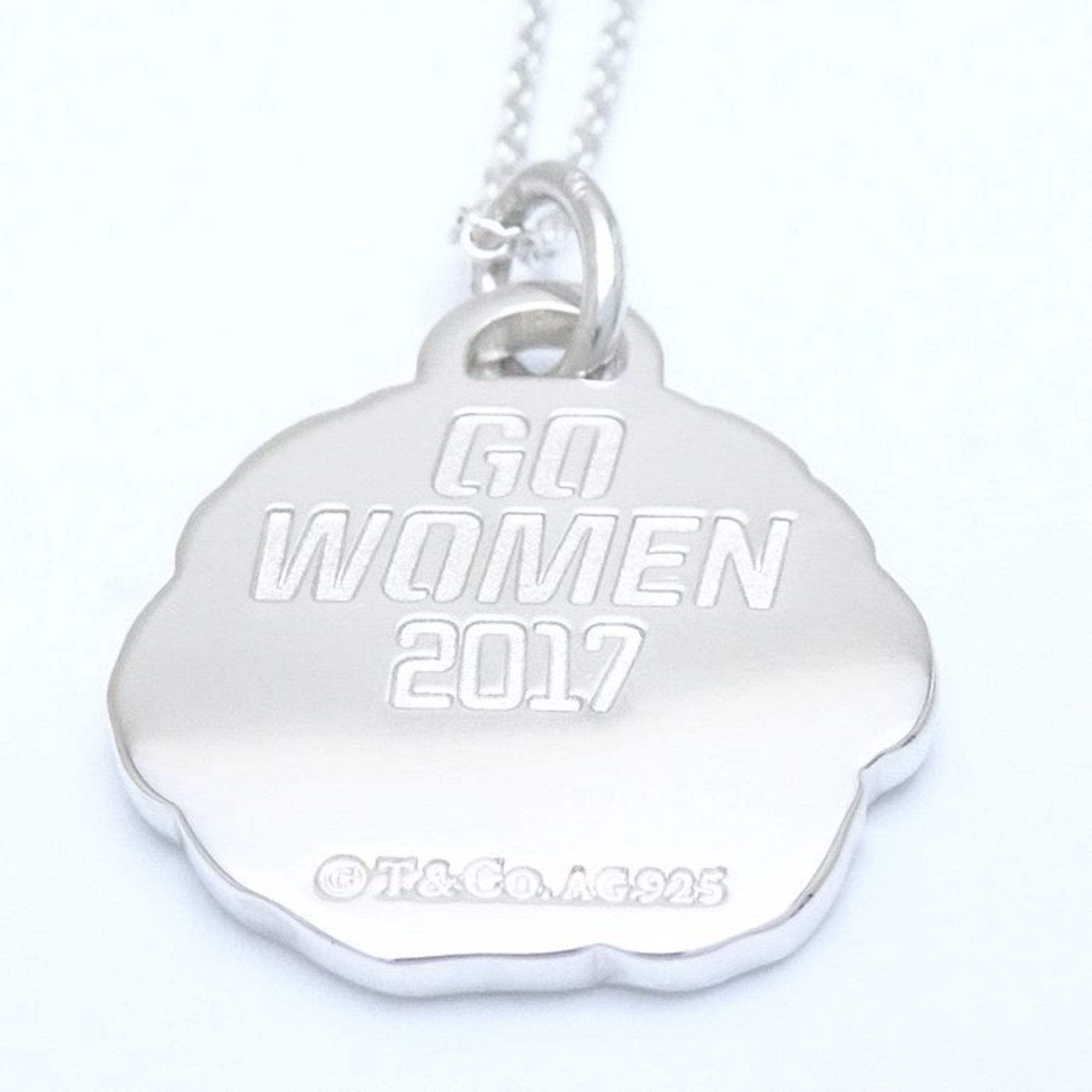 TIFFANY&Co. Tiffany Rose Pendant Necklace Nagoya Women's Marathon 2017 Silver 925 291201