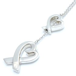 TIFFANY&Co. Tiffany Loving Heart Lariat Necklace Paloma Picasso Silver 925 291116