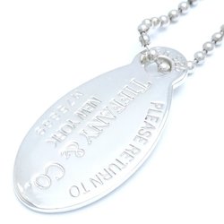 TIFFANY&Co. Tiffany Return to Oval Tag Necklace Silver 925 291167
