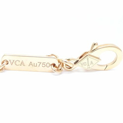 Van Cleef & Arpels Vintage Alhambra Necklace Gray Mother of Pearl VCARP4KK00 K18PG Pink Gold 290685