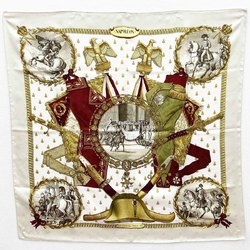 HERMES Carre 90 NAPOLEON Napoleon Muffler/Scarf Multicolor Silk Ladies Fashion Accessory ITGHCJN920LC