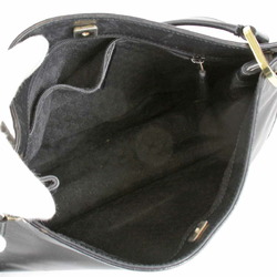 GUCCI Shoulder Bag Leather Black Ladies