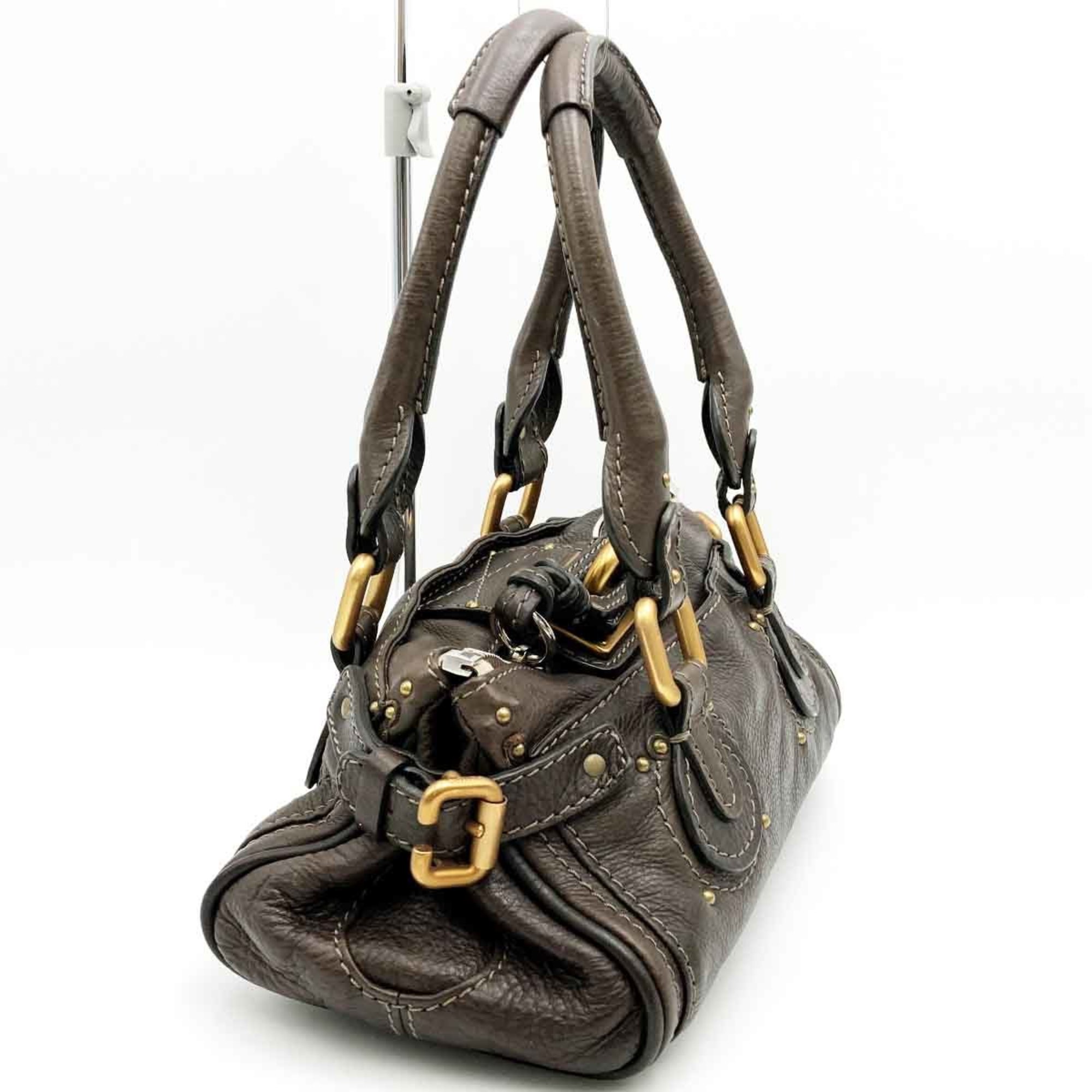 Chloé Chloe Paddington Shoulder Bag No Key Brown Leather Ladies 03 05 51 ITLBT6TV314G