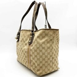 GUCCI GG pattern tote bag shoulder beige gold canvas ladies fashion 189260 ITN266YRYXLK