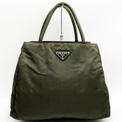 PRADA Prada tote bag handbag nylon triangle khaki green ladies men IT5FCPR6DDSK