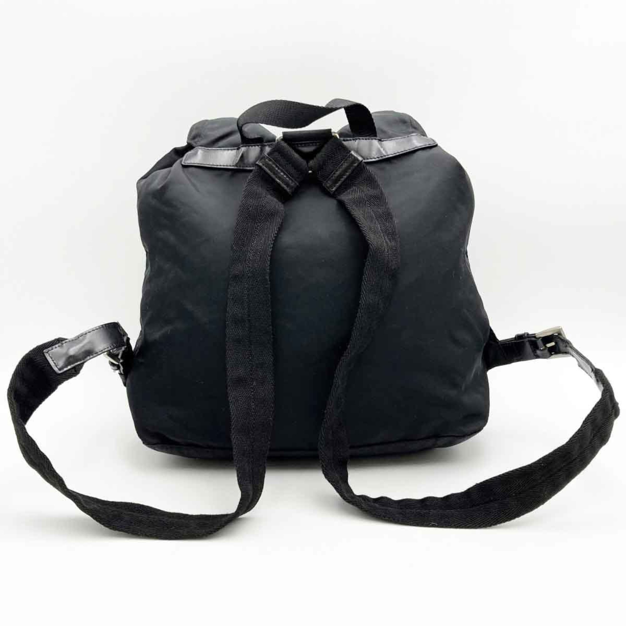 PRADA Rucksack Daypack Nylon Bag Triangle Black Ladies Men's Fashion ITP3D8227F7Q